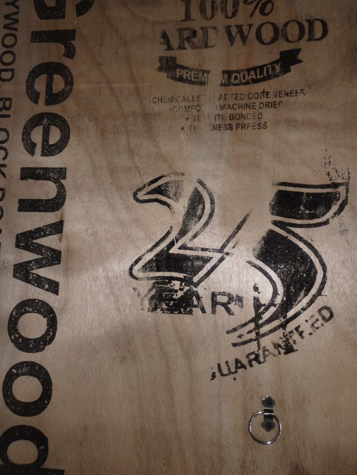 Plywood and carpentry finishing sample