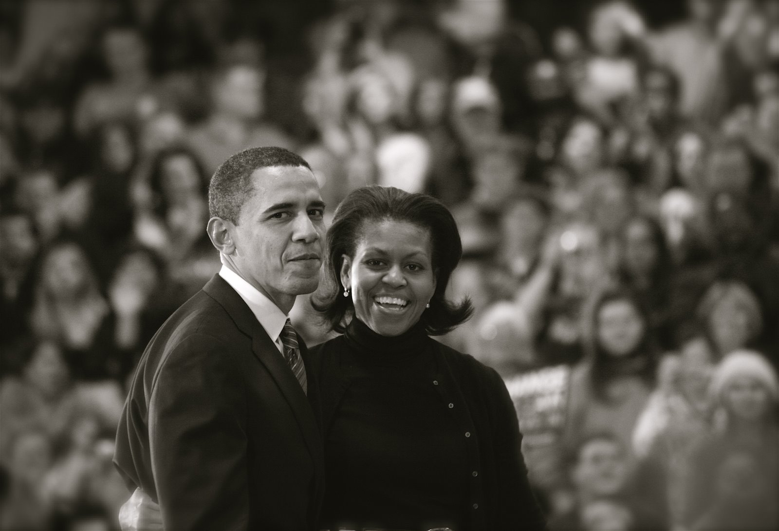 Barack Obama and Michelle Obama together